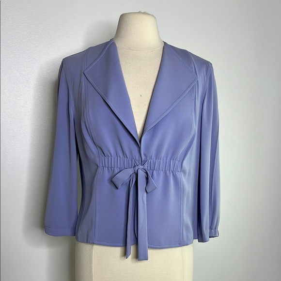 Doncaster lavender silk blazer size 10 - Picture 1 of 10